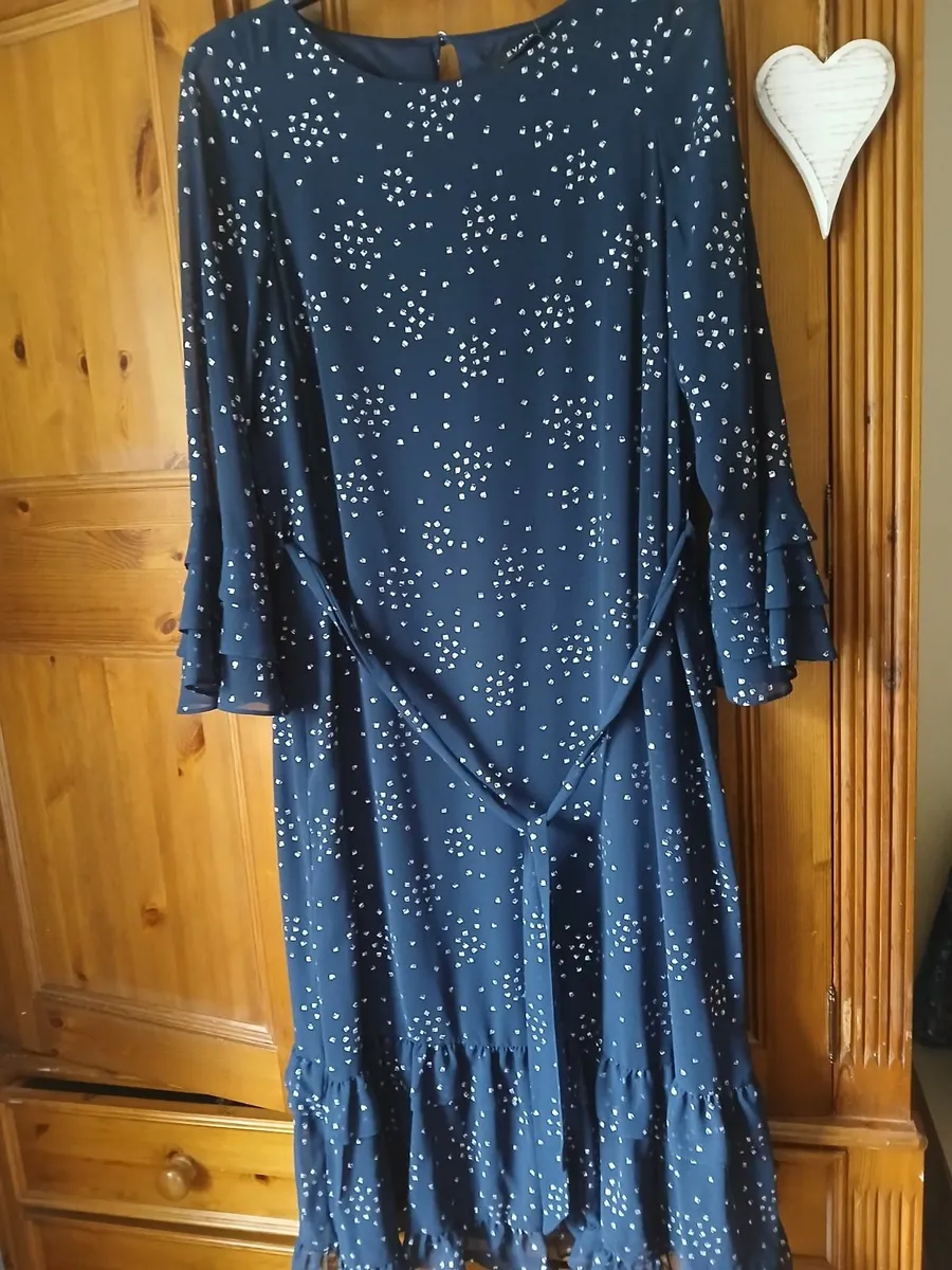 Blue & silver dress- NEW - Image 1