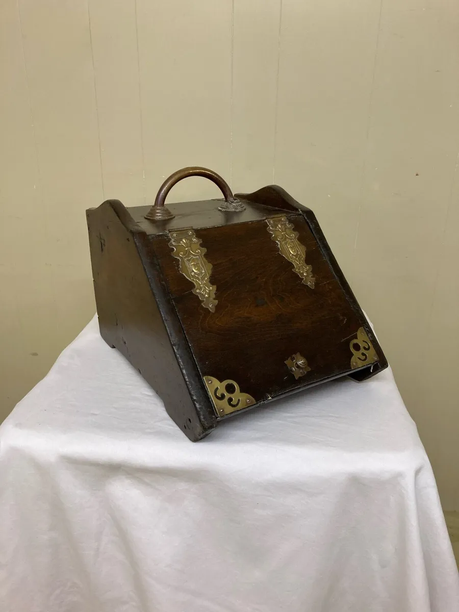 Antique Coal Box - Image 3