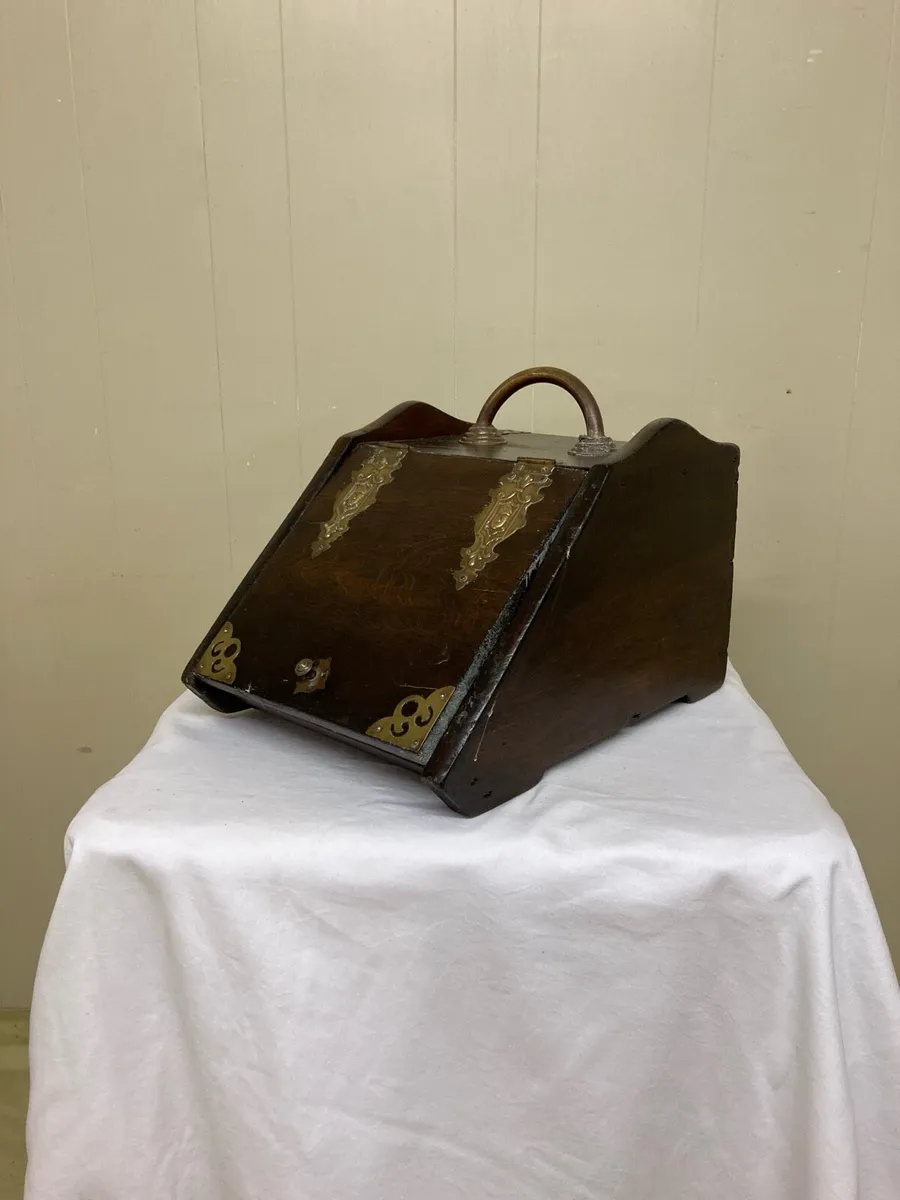 Antique Coal Box - Image 4
