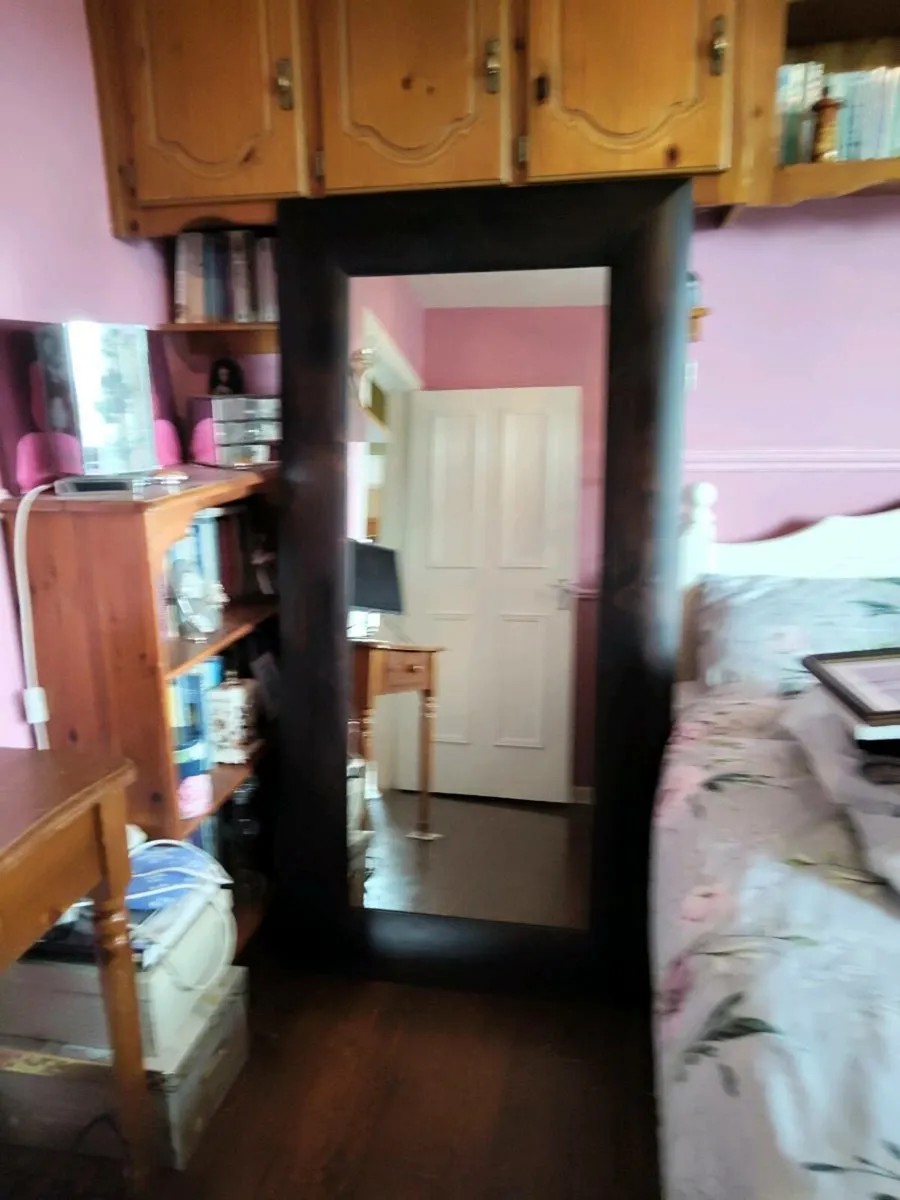 Large Vintage Mirror - Image 2