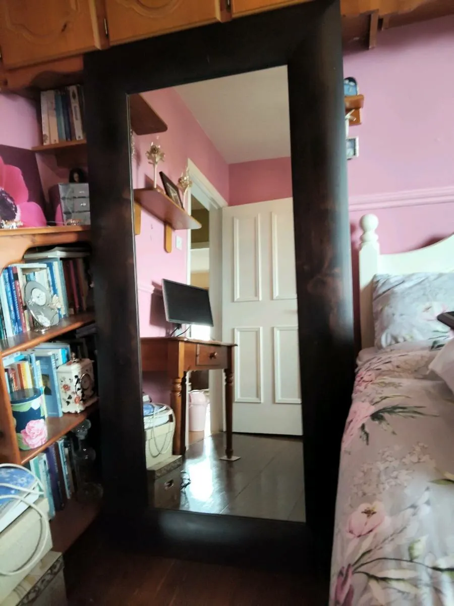 Large Vintage Mirror - Image 4