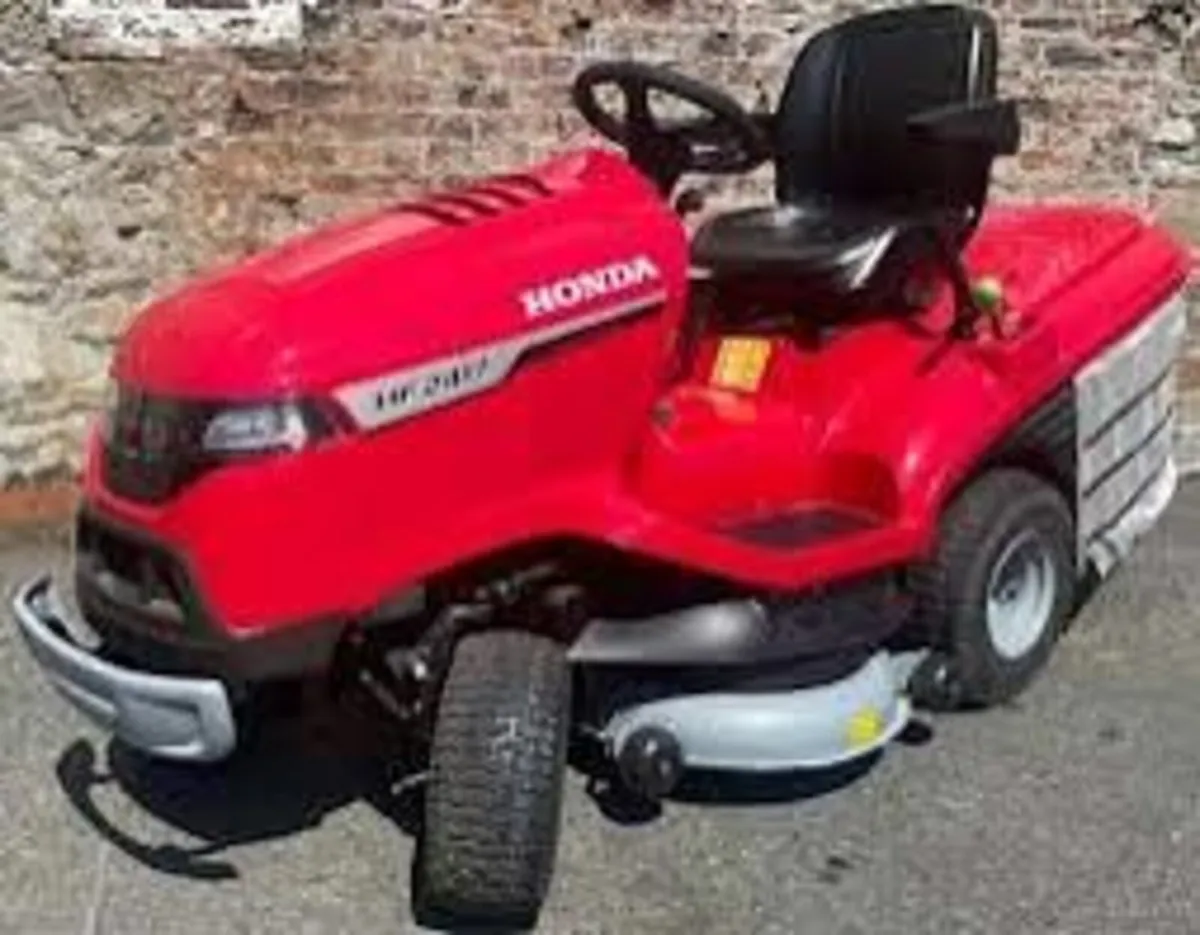 Ride on mower