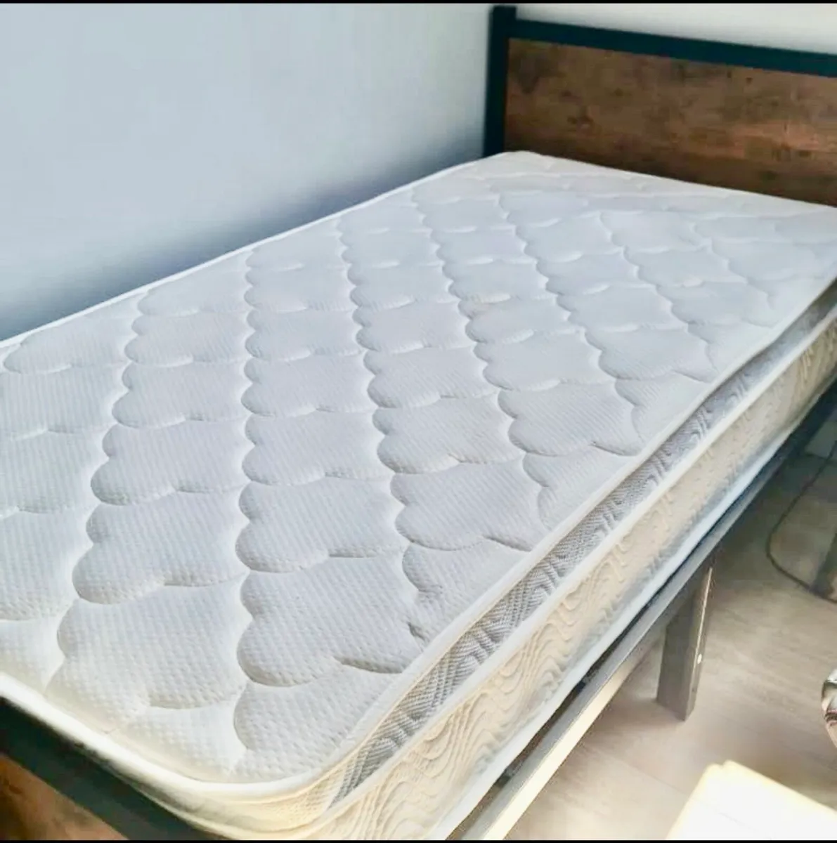As New - Sturdy Single Metal Bed Frame - Deliver