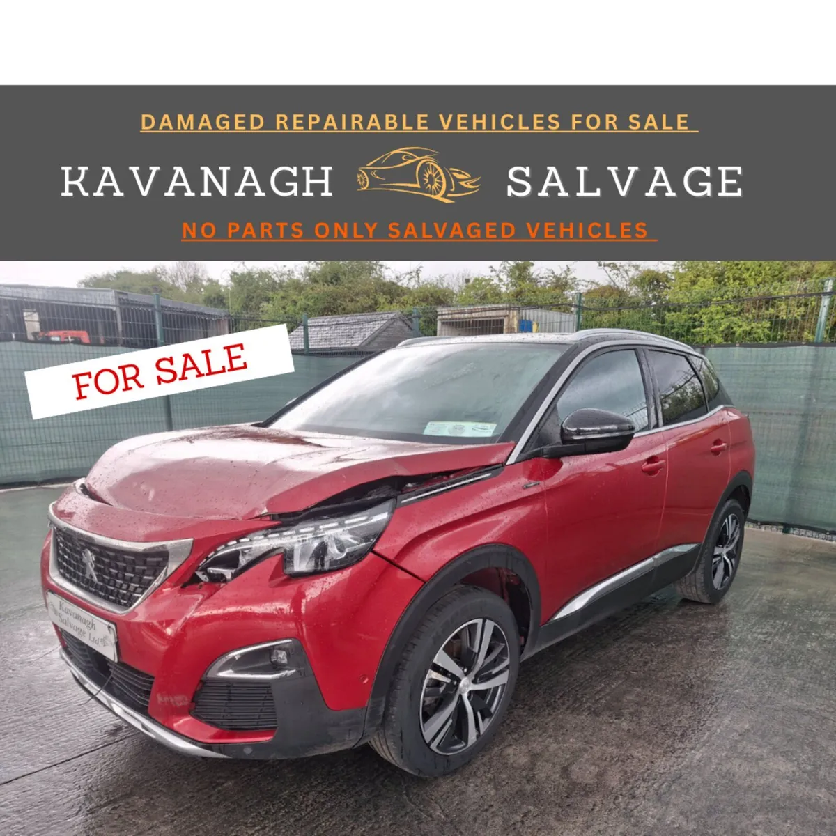 *192 Peugeot 3008  Gt line  1.2 Petrol - Image 1