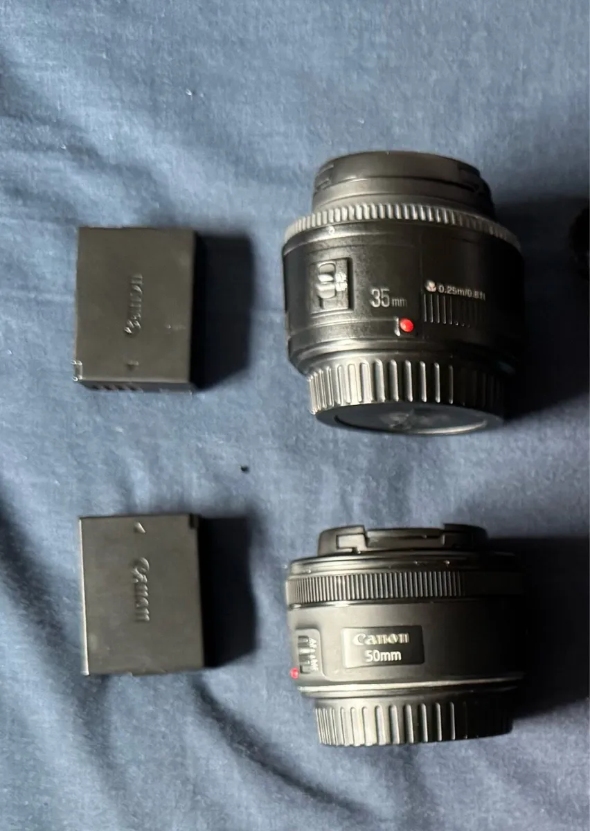 DSLR Camera Kit – Canon Rebel T6 + 50mm + 35mm - Image 2