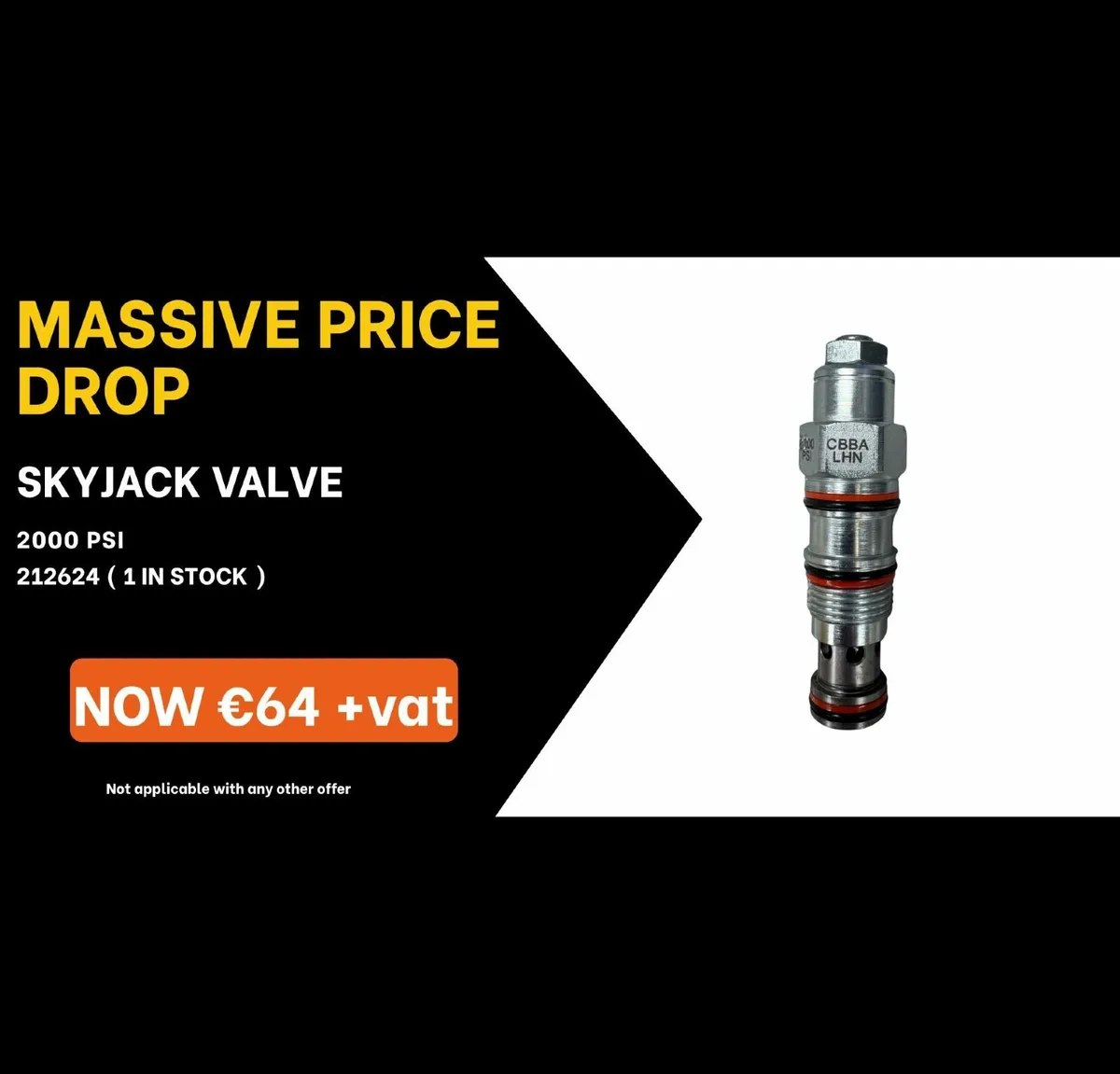 SKYJACK VALVE   2000 PSI