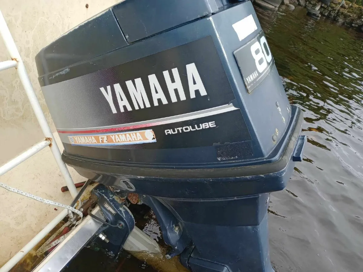 Yamaha 80HP 2-Stroke Outboard Engine - Image 1
