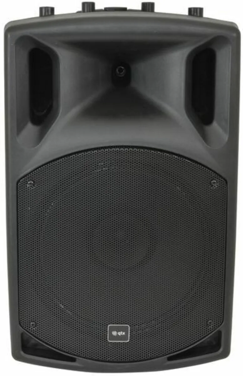 15" PA Bluetooth Speaker 2 VHF Wireles Mics - Image 3