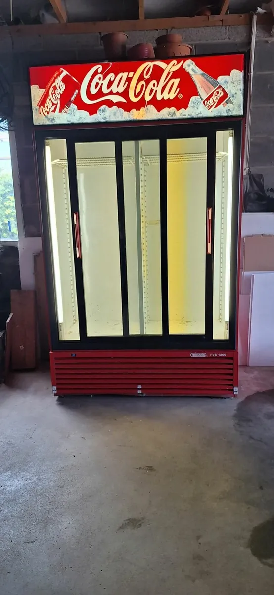 Coke fridge / display cooler. - Image 1