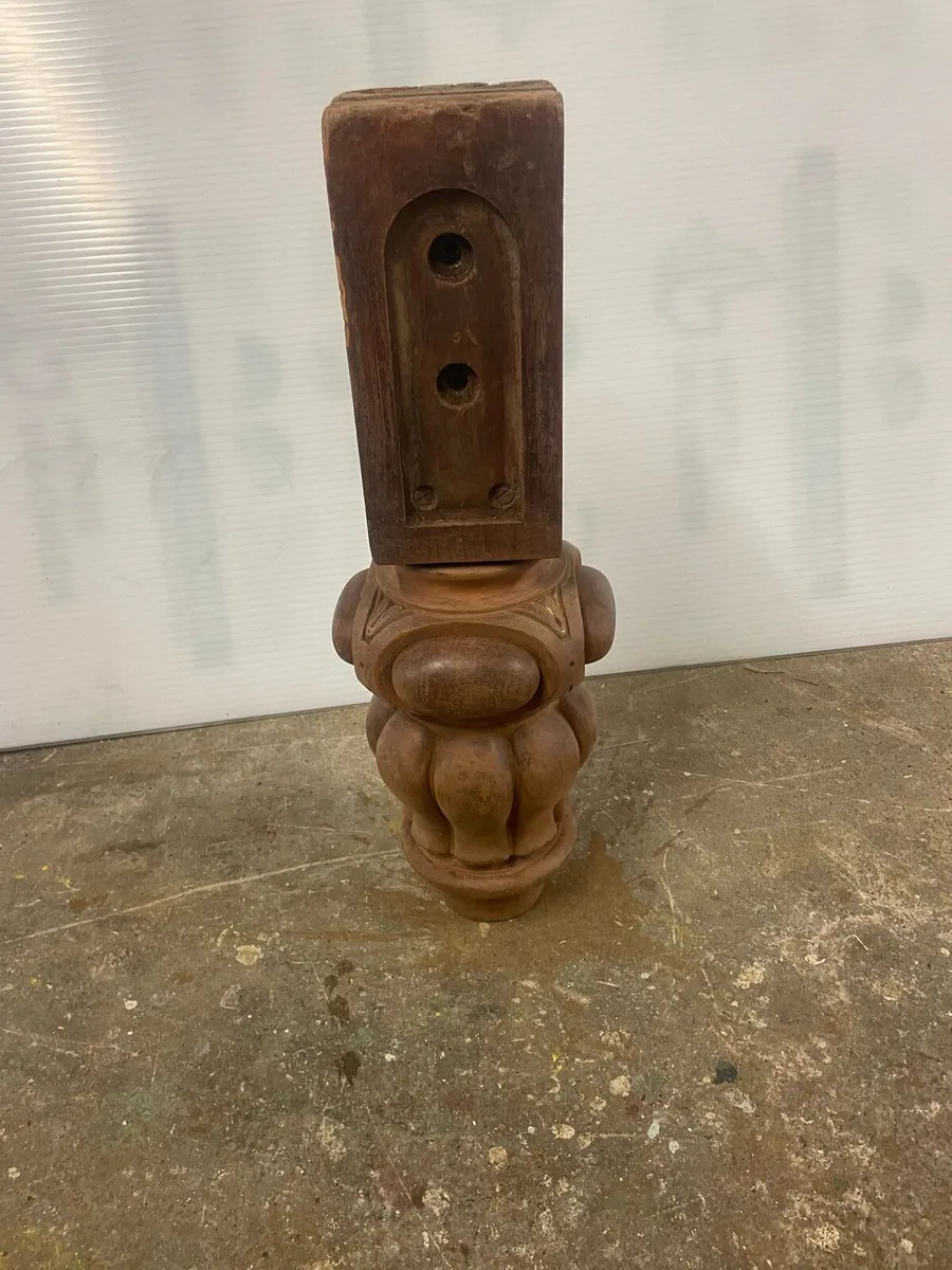 Snooker table legs Solid Mahogany - Image 1