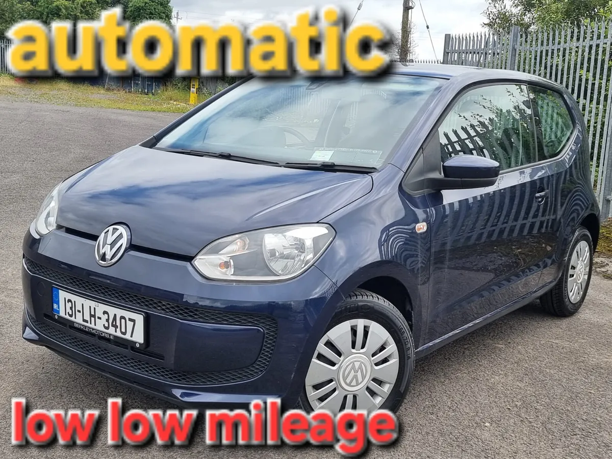 2013 VOLKSWAGEN UP AUTO LOW MILES NEW NCT €7,900 - Image 1