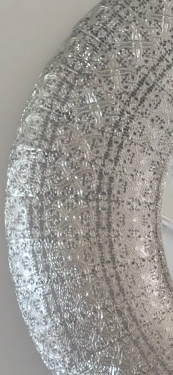 Large Silver Mirror - Image 4