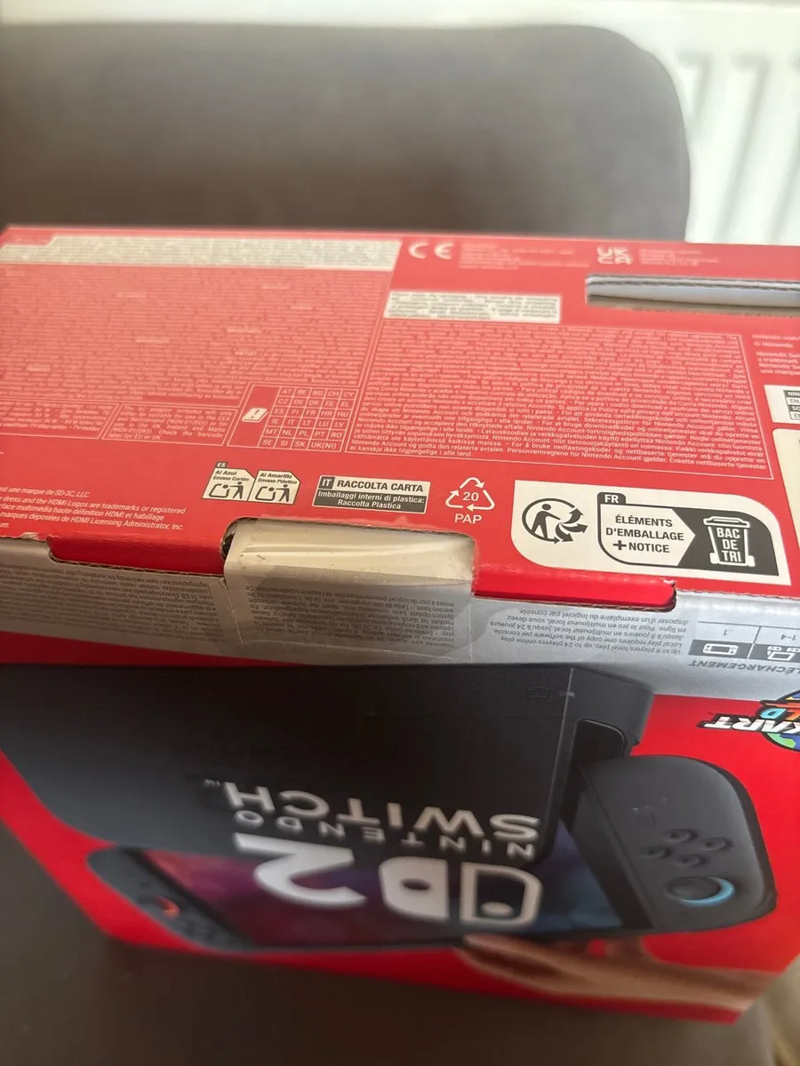 Nintendo switch 2 sealed with Mario karts - Image 2
