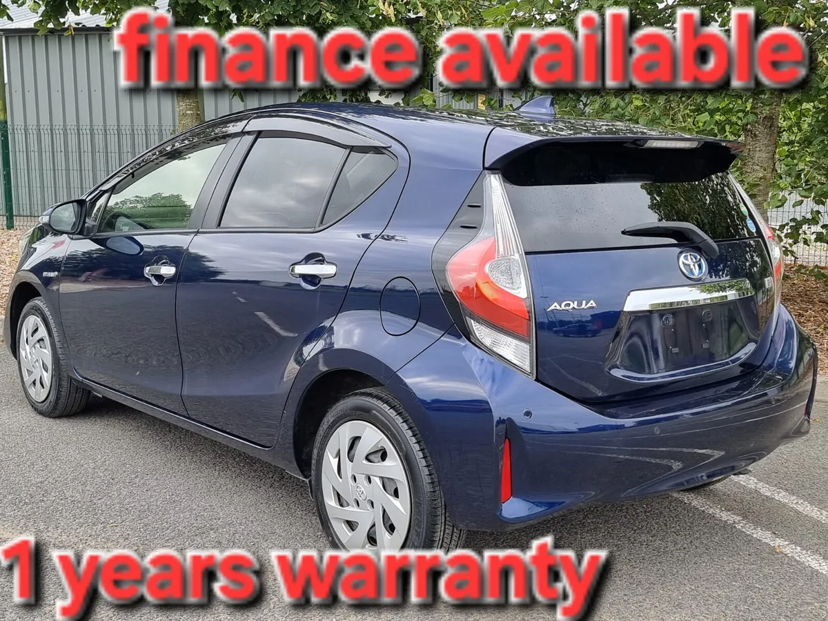 2018 TOYOTA AQUA HYBRID NCT'd 1 YR WARRANTY€12,990 - Image 1
