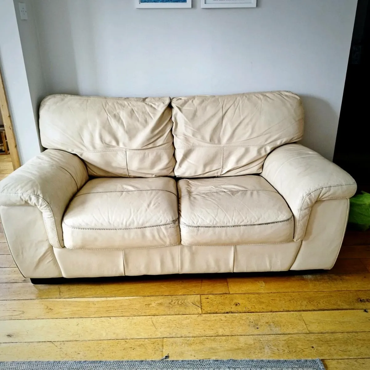 Leather two seat sofa (Violino love seat) - Image 3