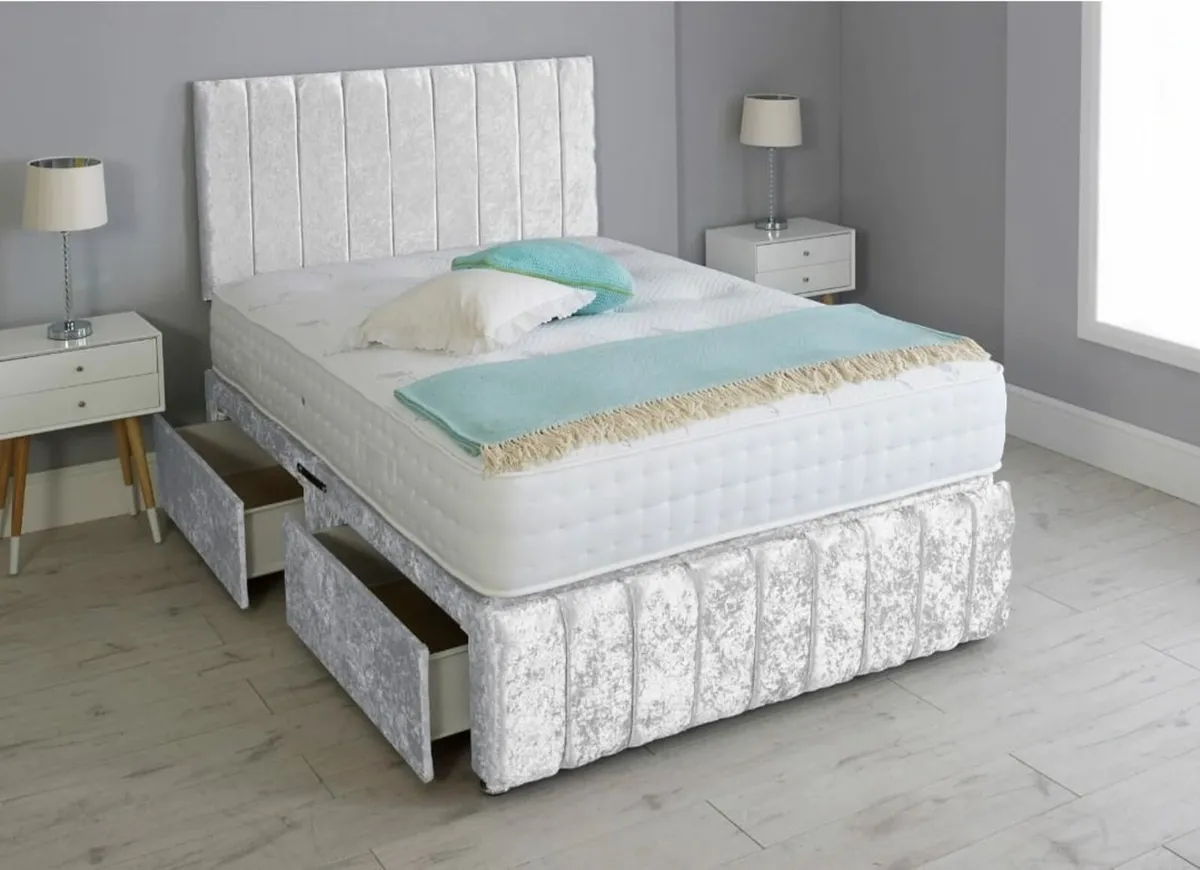 "Divan Beds with orthopaedic memory foam " - Image 3