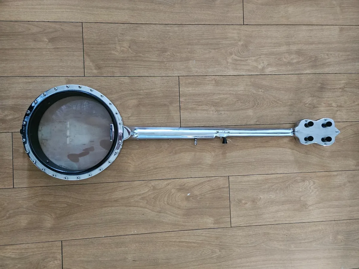 Merlin long neck 5-string banjo - Image 4