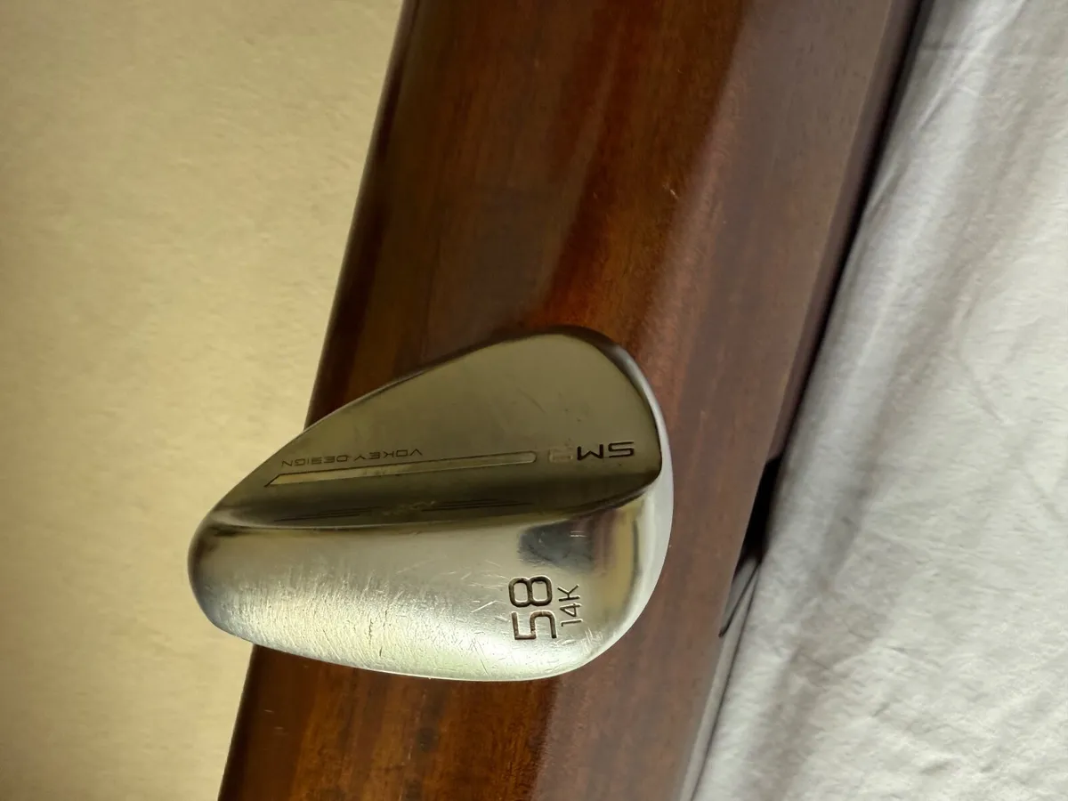 Titleist SM9 wedge 58degrees  14 degrees bounce - Image 1