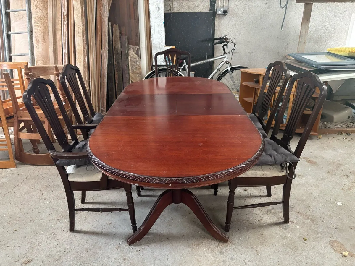 Mahogany table and chairs FREE!