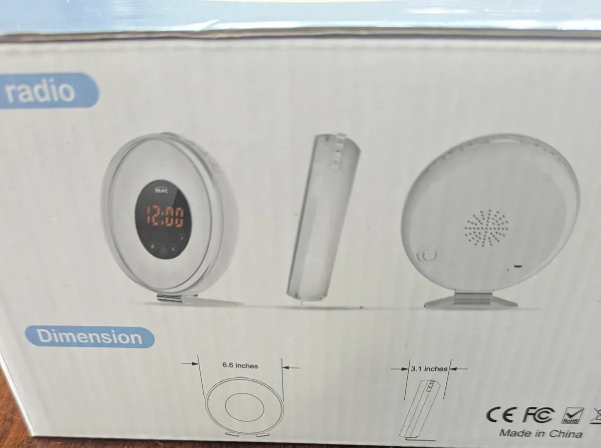 Natural Sound and Lights Clock and FM Radio - Image 3
