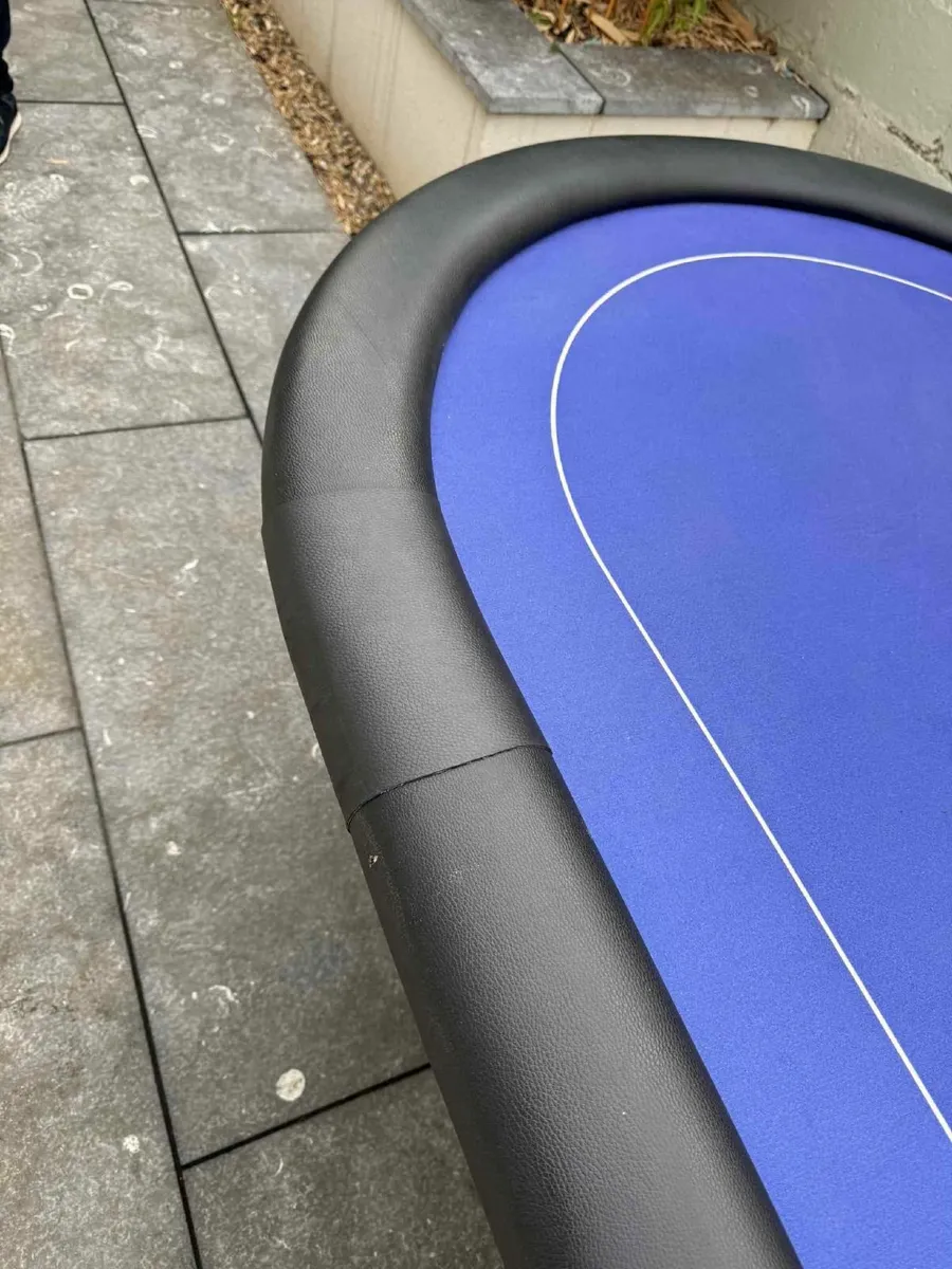 Poker Table - 10 seater folding legs - Image 2