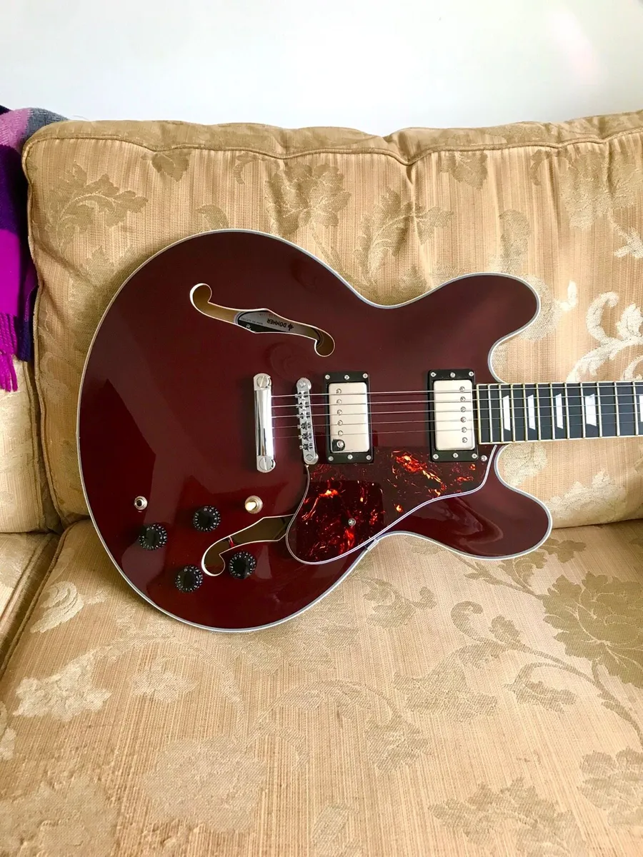 335 style semi hollow guitar - Image 3