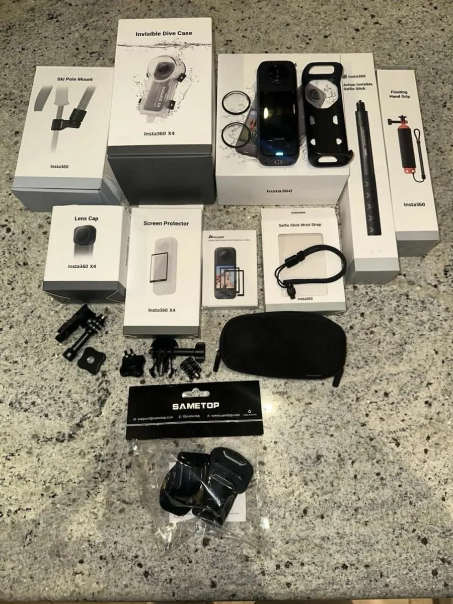 Insta360 X4 8k + accessories - Image 1
