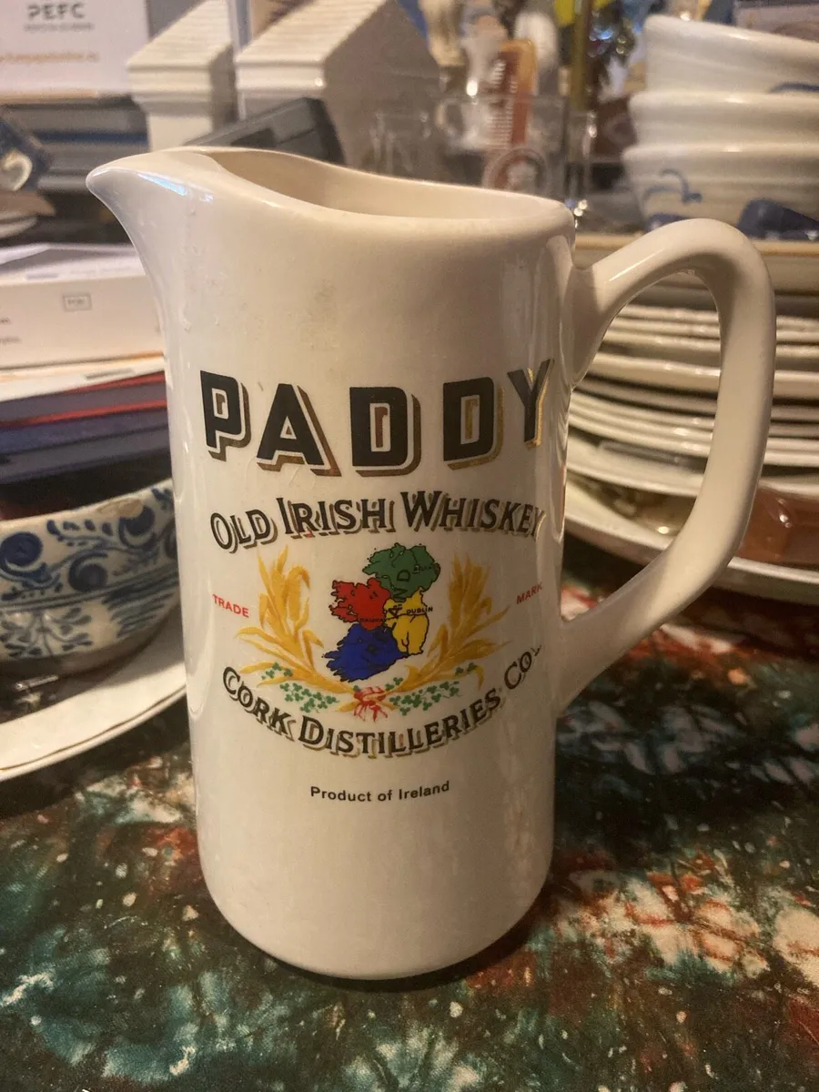 Paddy Irish whiskey jug free postage - Image 1
