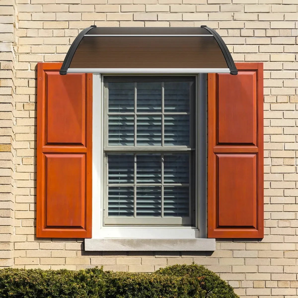 Window Door Awning Canopy 40" x 40", UPF 50+ Polyc - Image 1