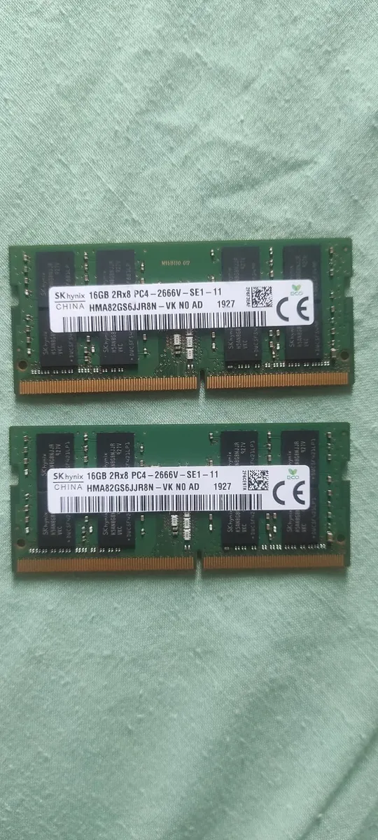 SK Hynix 32GB DDR4 SODIMM Laptop RAM Kit (2×16GB, - Image 1