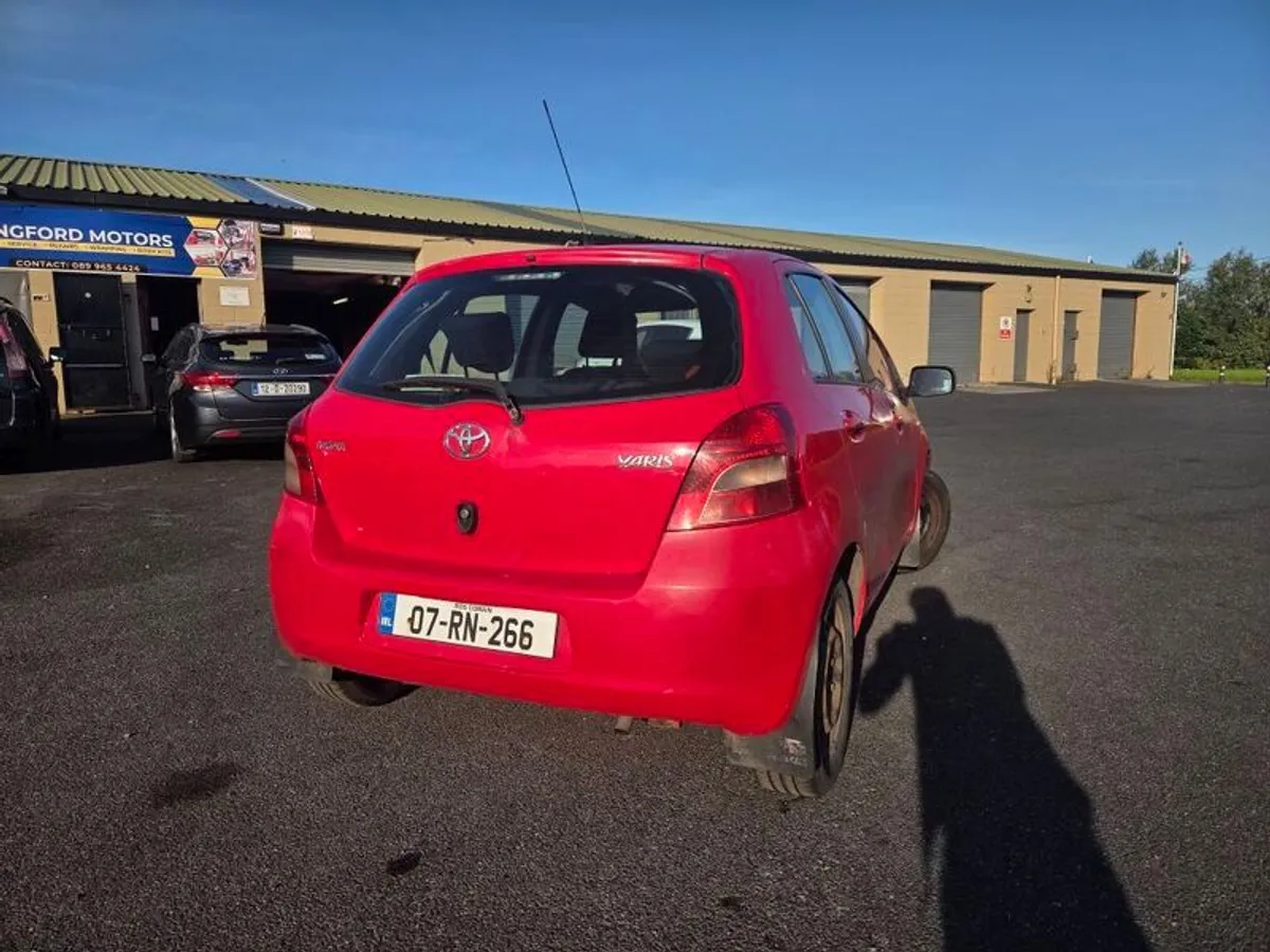 Toyota Yaris 1.0 2007 Red Fresh Nct - Image 3