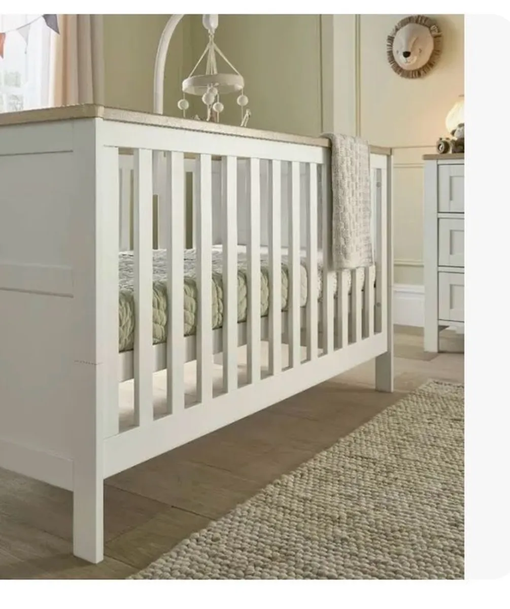Cot Bed & Mattress - Image 2
