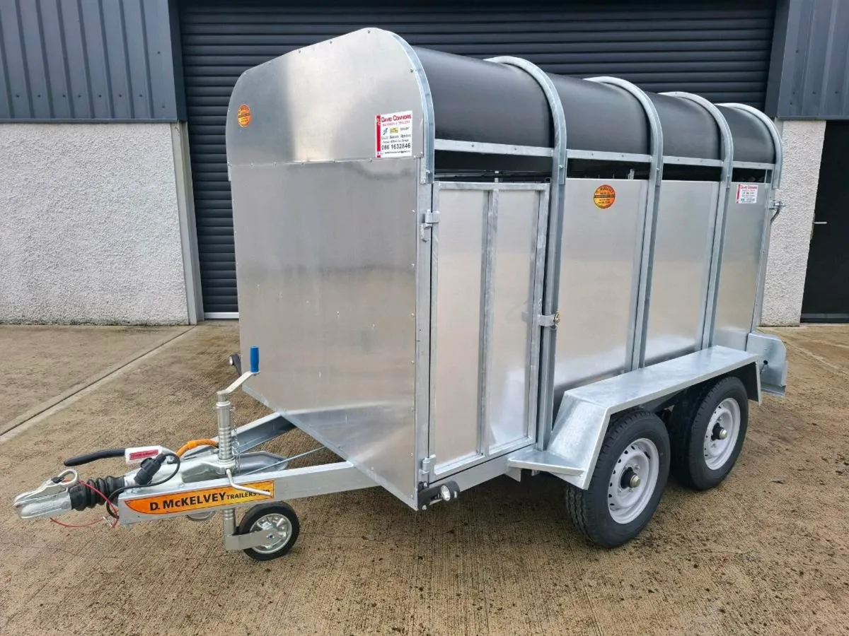 New Mc Kelvey 8ft x 5ft sheep trailer - Image 1