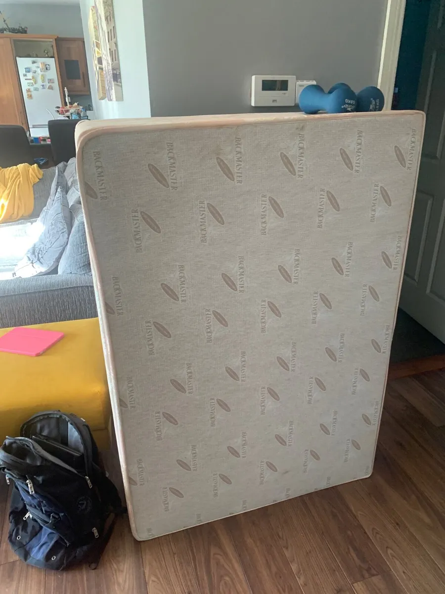 Double bed with mattress - Image 1