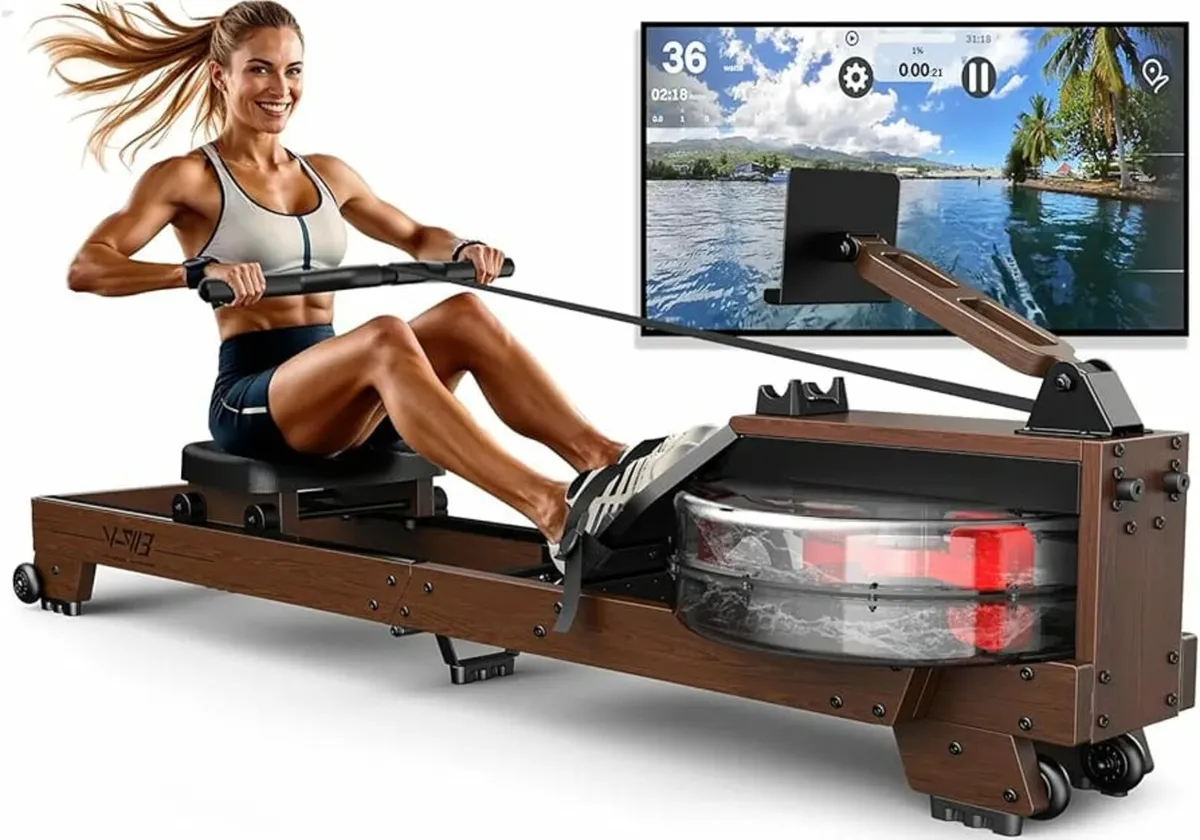 Machine for Home Gym, Rower Machines with 6-level - Image 1