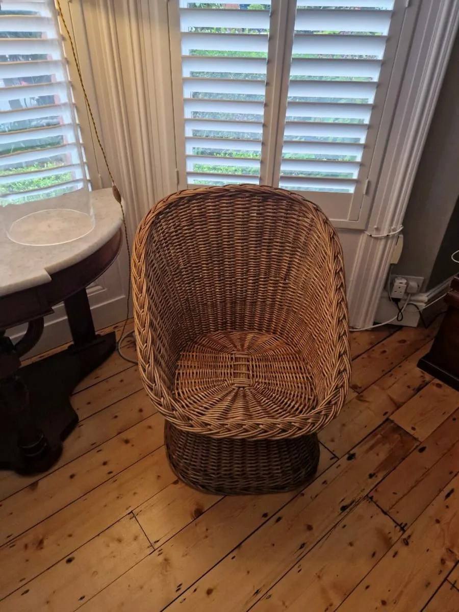 Wicker pod chair - Image 2