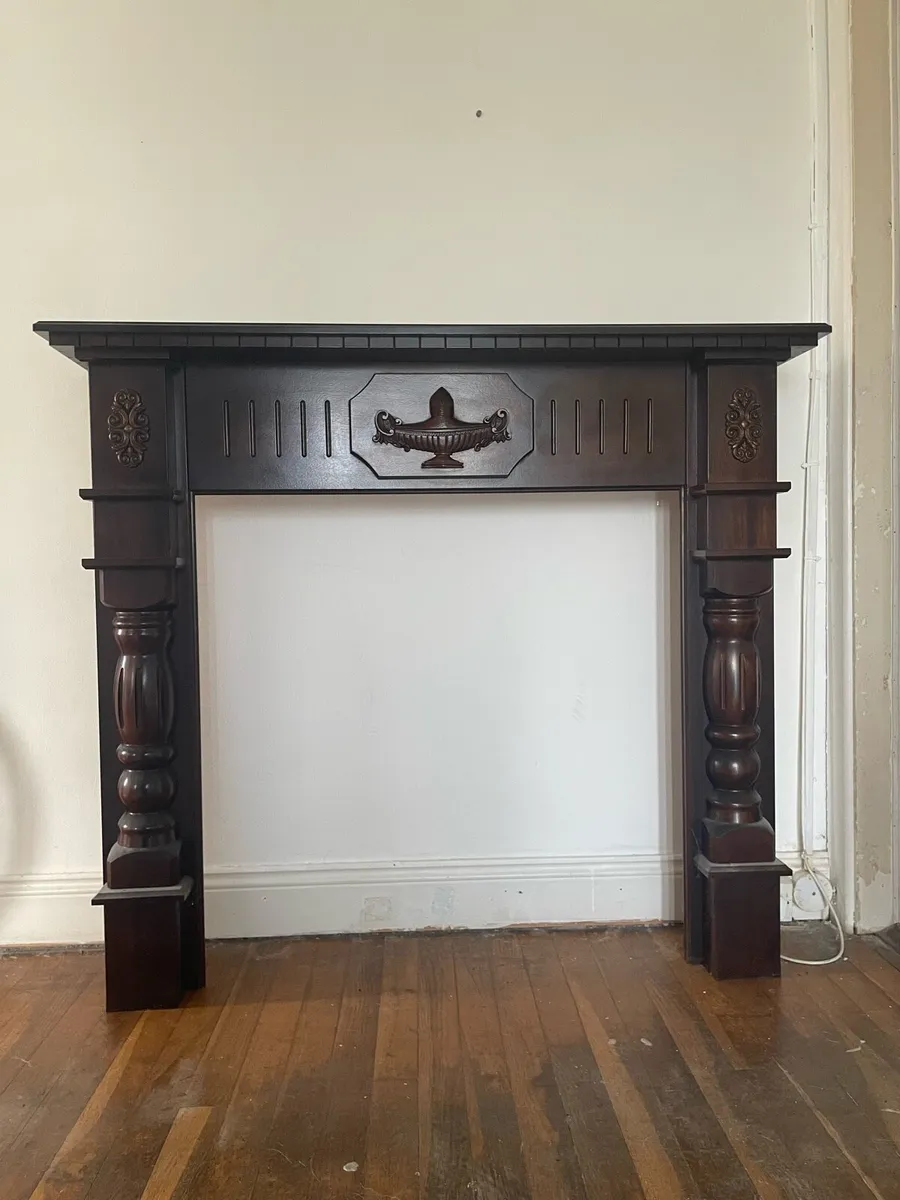 Wooden mantelpiece - Image 1