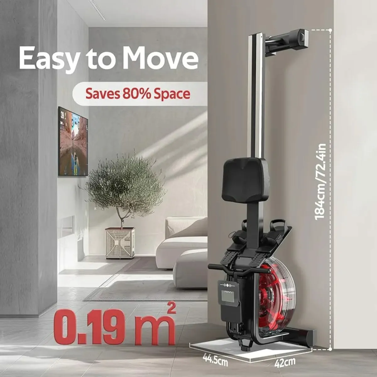 Rowing Machine for Home Gym, Rower Machines with 6 - Image 4