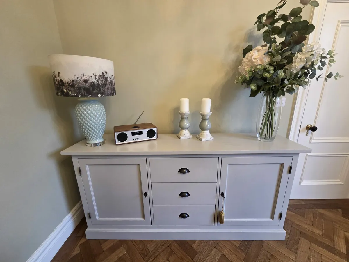 French Grey 3 Drawer Sideboard - €500 ONO - Image 1
