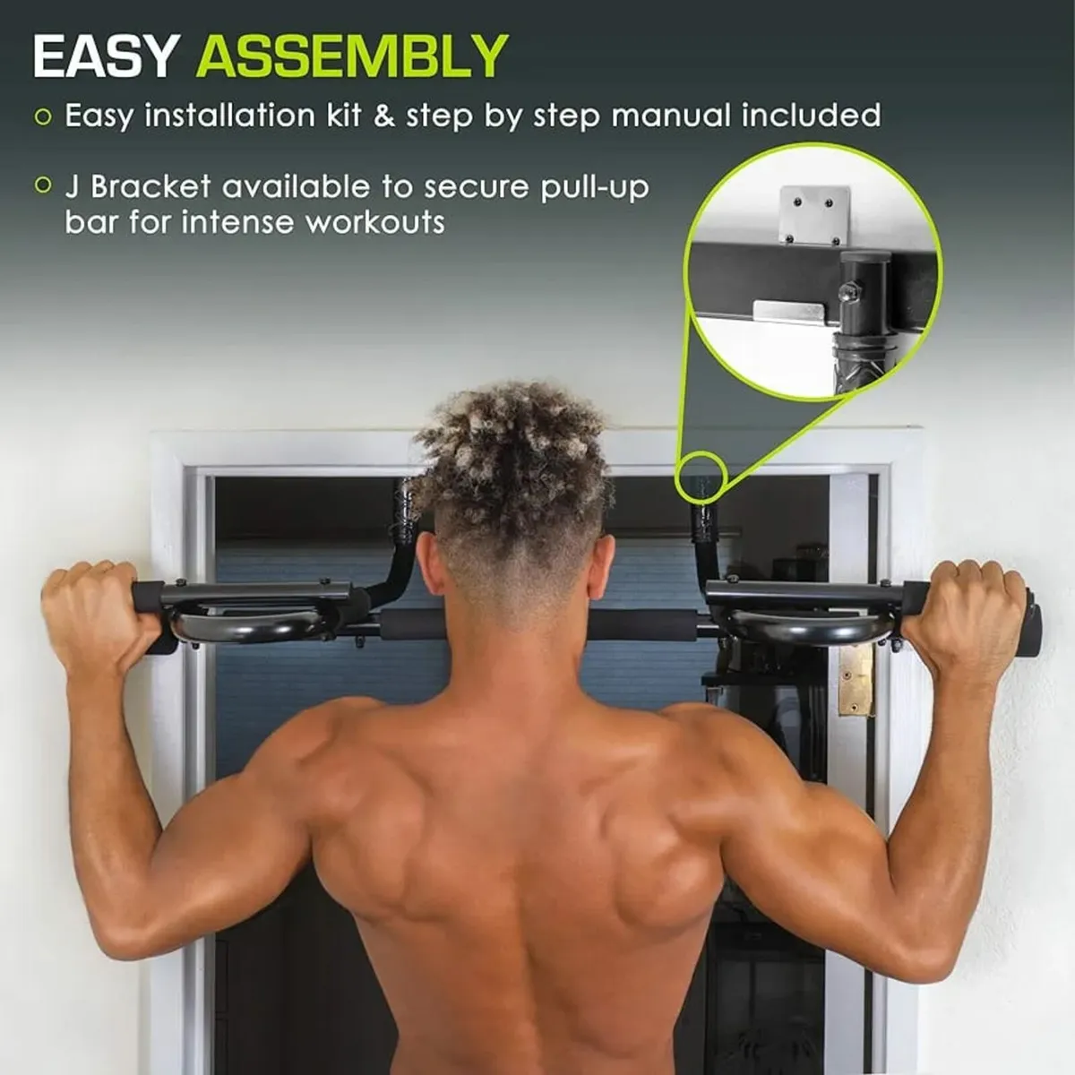 ProsourceFit Fit Multi-Grip Chin-Up/Pull-Up Bar, H - Image 4