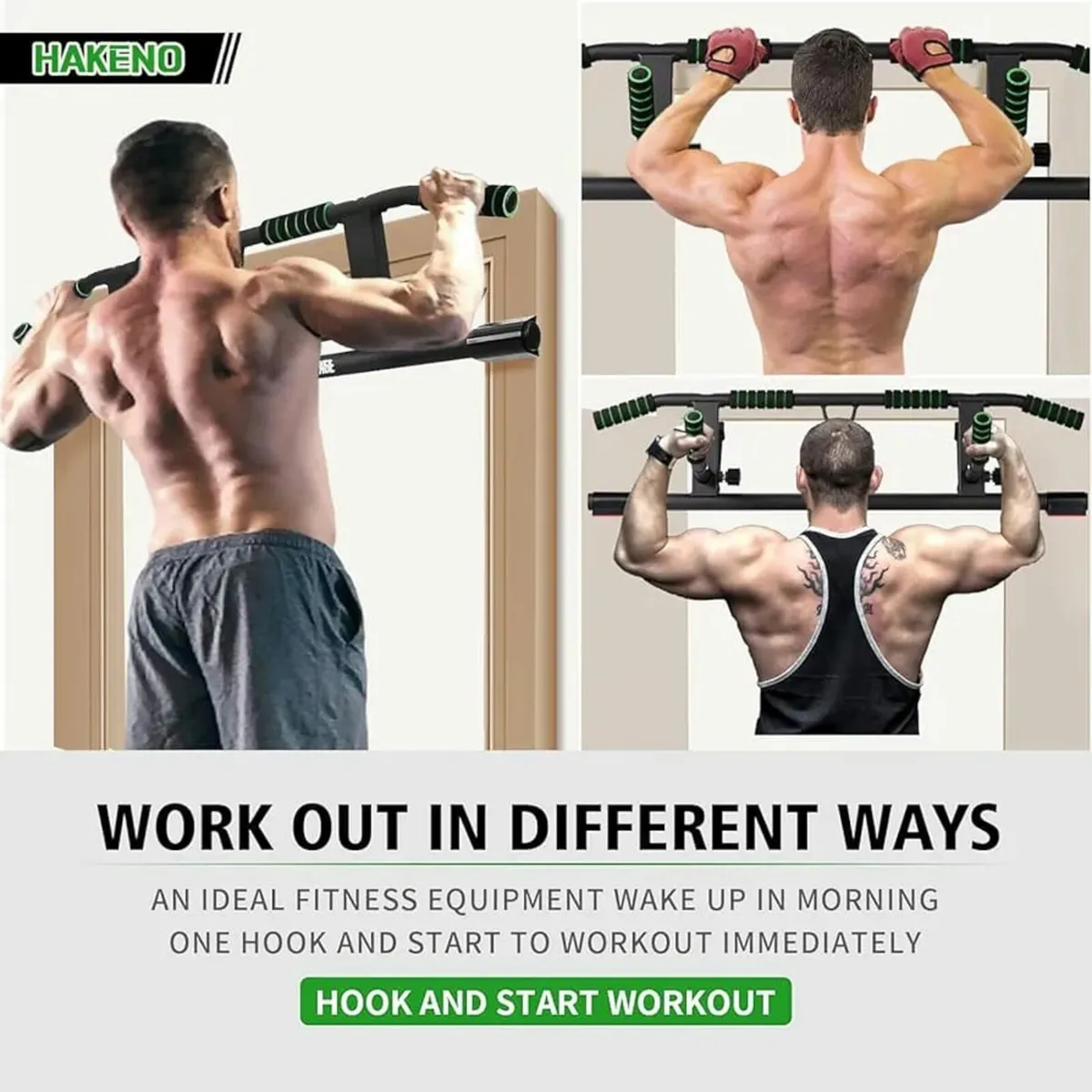 Pull Up Bar Doorway Fitness Chin-Up Bar Frame for - Image 2