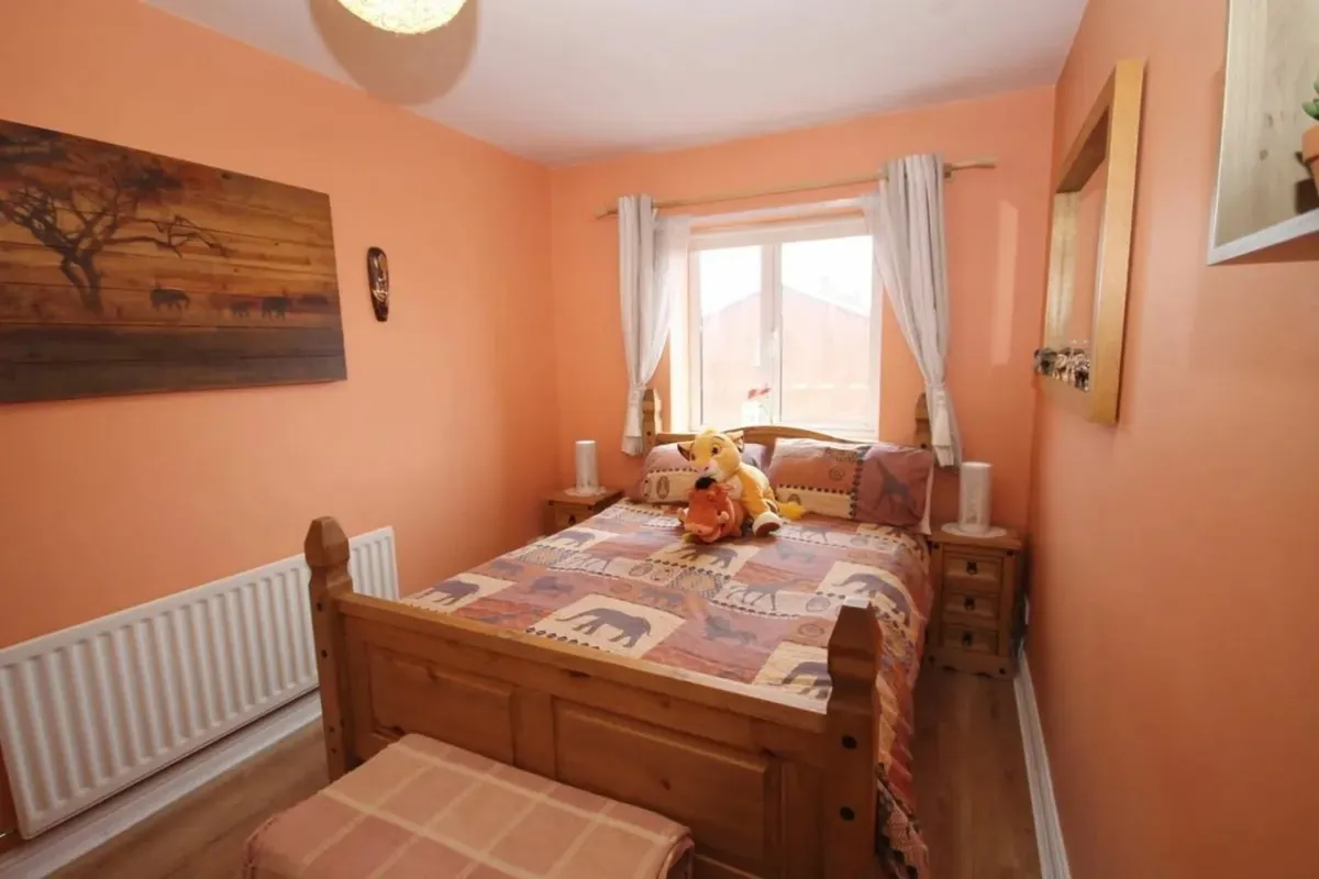 Bed Frame, Mattress & Bedside Tables