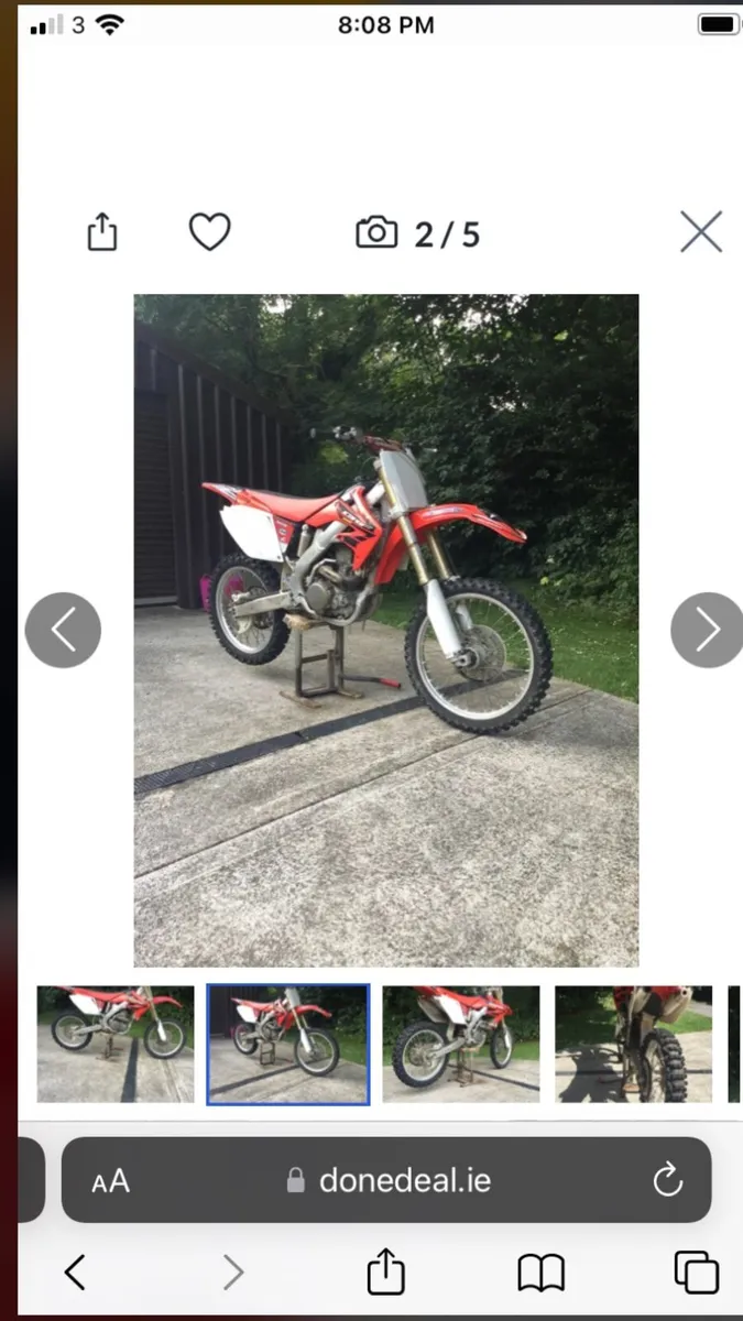 2007 Honda crf250r twin exhaust - Image 2