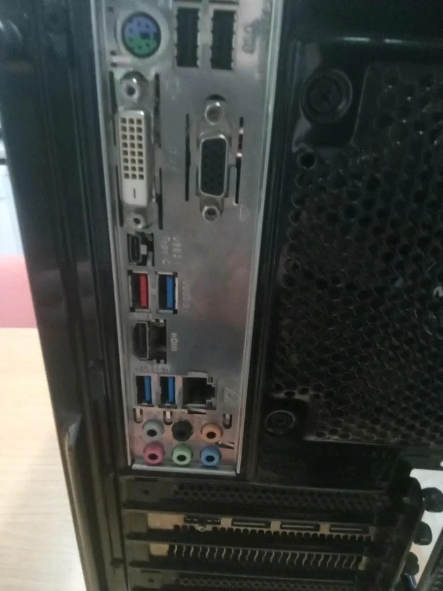 Custom  gaming PC with IKEA desk and 1080p monitor - Image 3