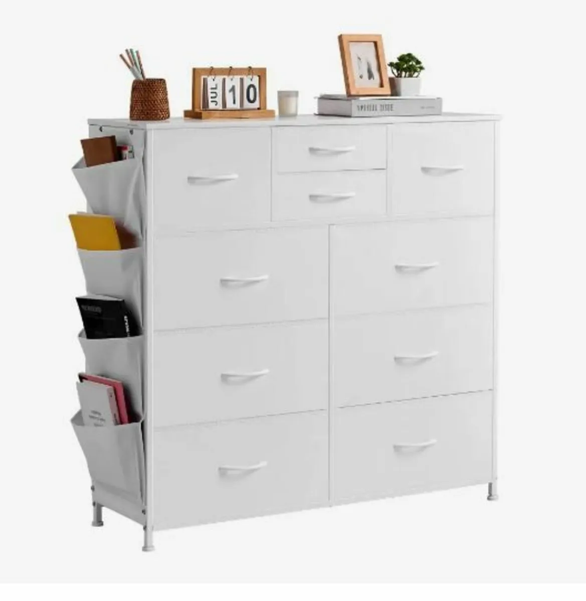10 Drawer Dresser Fabric Storage Drawers - Image 1