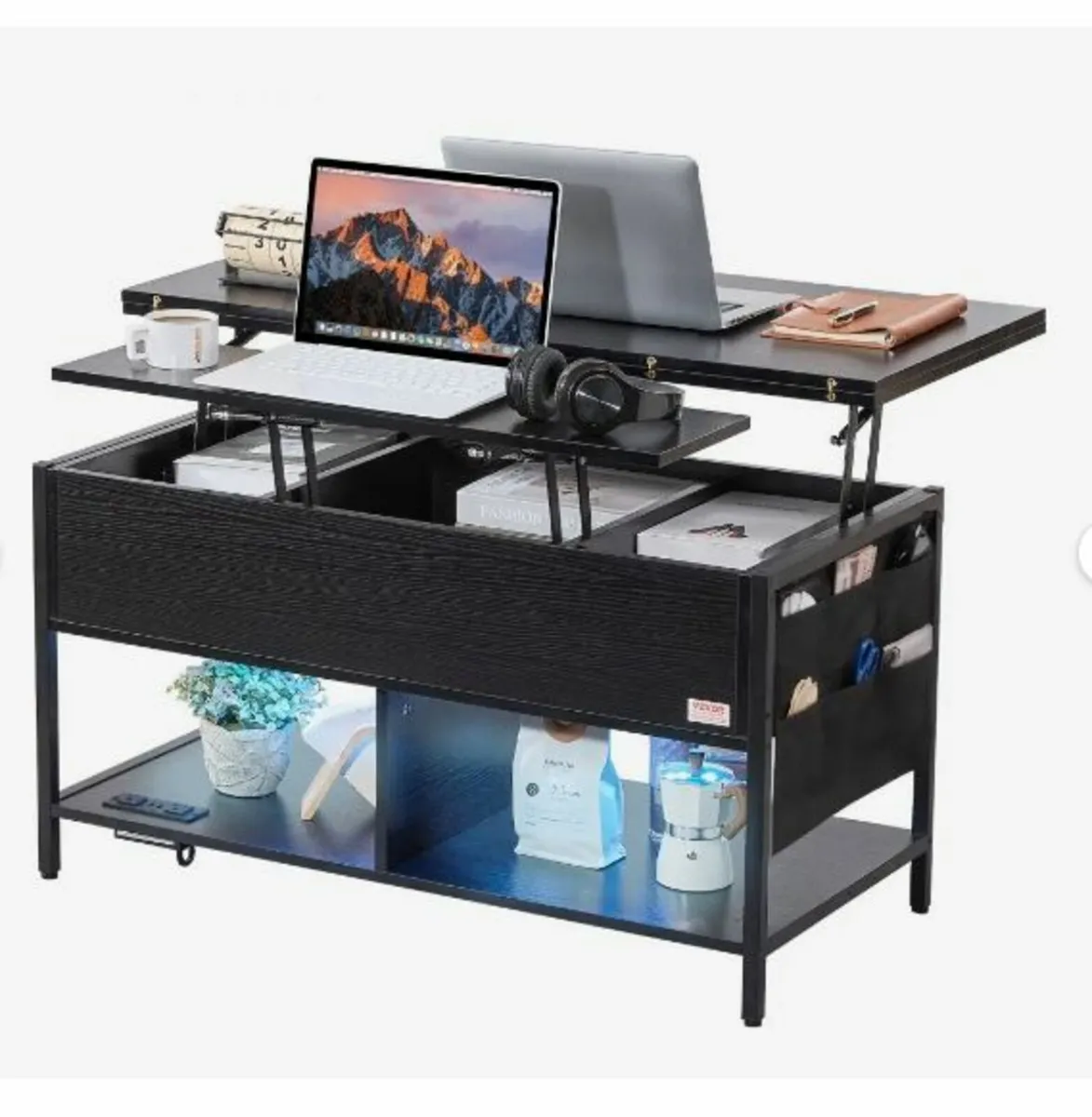 Lift Top Coffee Table 39.4" Rectangle - Image 1