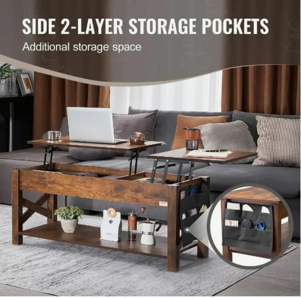 Lift Top Coffee Table - Image 3