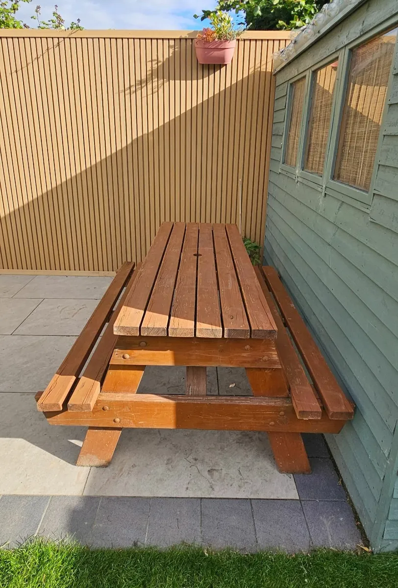 Picnic Bench Sturdy - Image 1