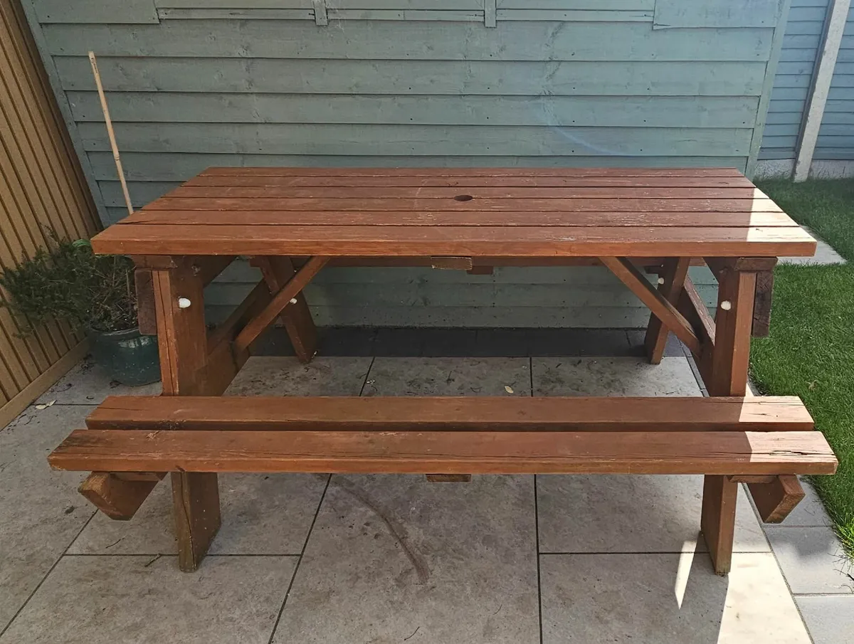 Picnic Bench Sturdy - Image 3