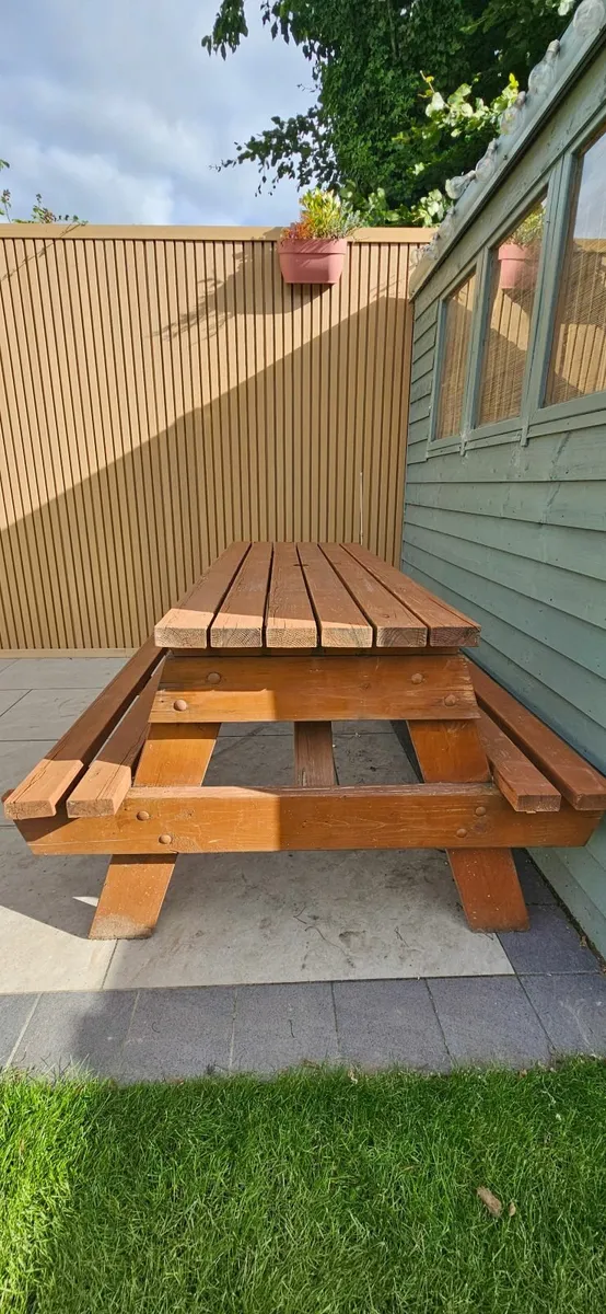 Picnic Bench Sturdy - Image 4